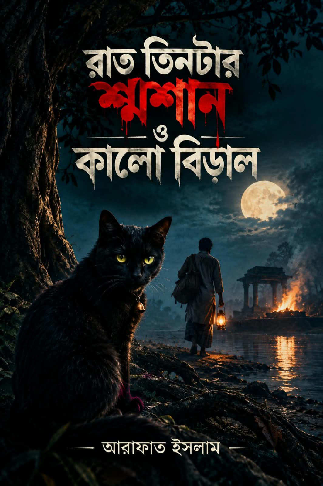 রাত তিনটার শ্মশান ও কালো বিড়াল